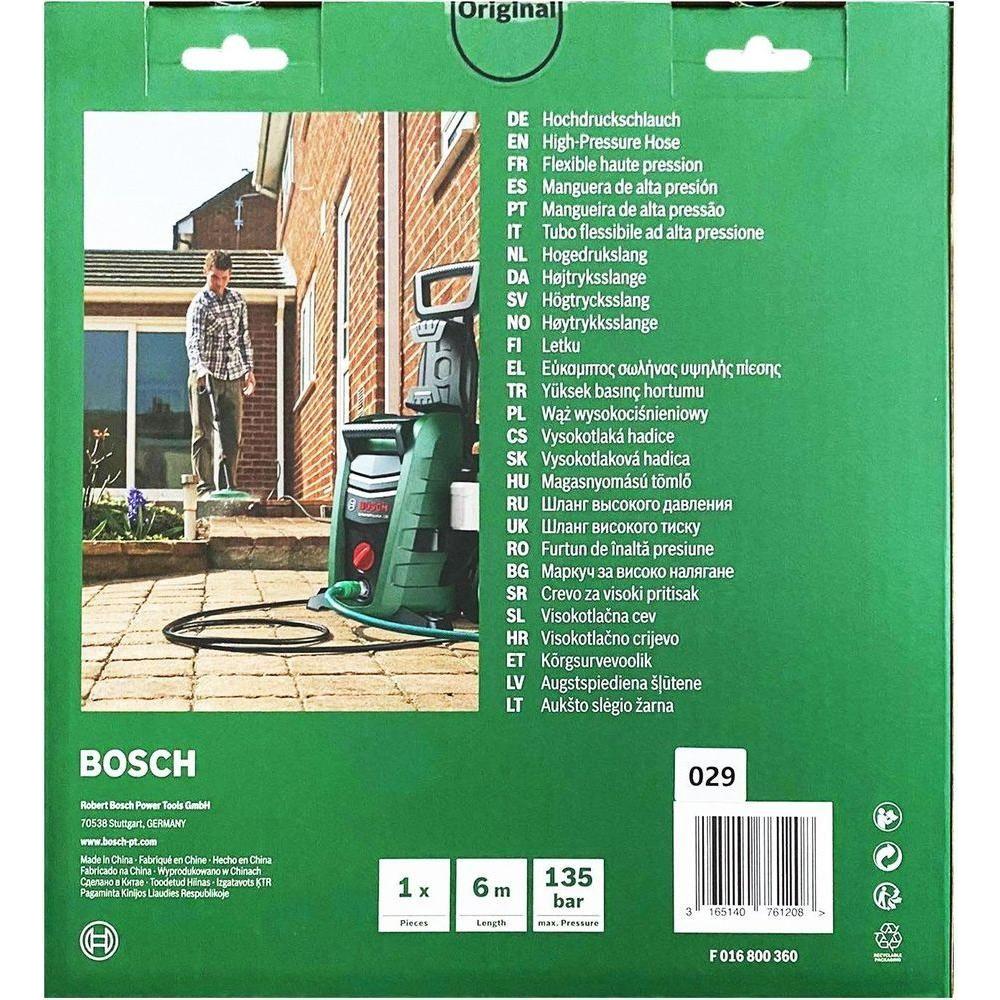 Bosch 6m High Pressure Hose for AQT Pressure Washers | Bosch by KHM Megatools Corp. Bosch 6m High Pressure Hose for AQT Pressure Washers | Bosch by KHM Megatools Corp.